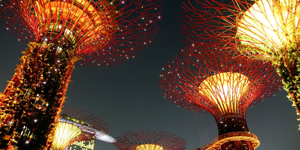 Supertrees in Singapore are often used as a Singapore film location