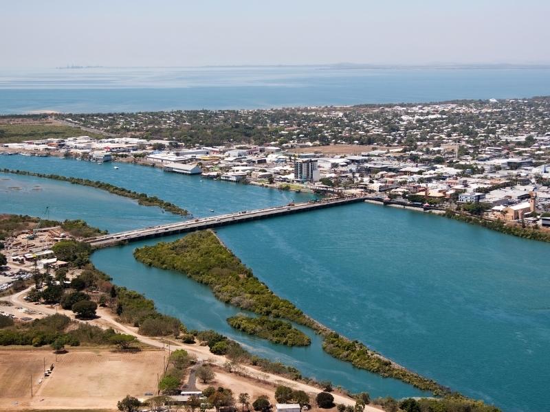 Aerial view of Mackay Qeensland
