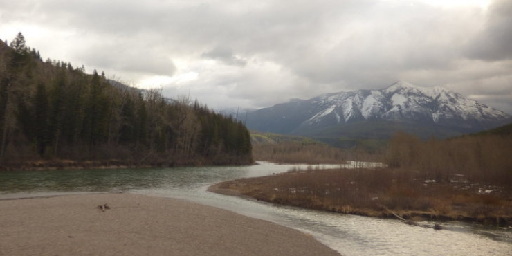The Empire Builder - view from the train