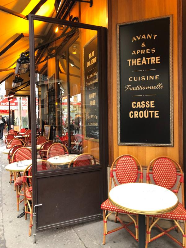 Paris bistro