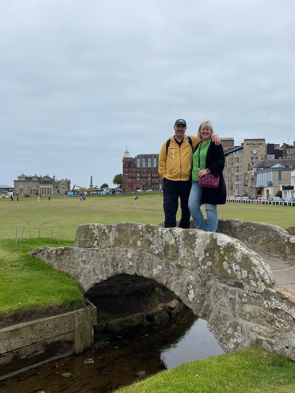 At the bridge at St Andrews