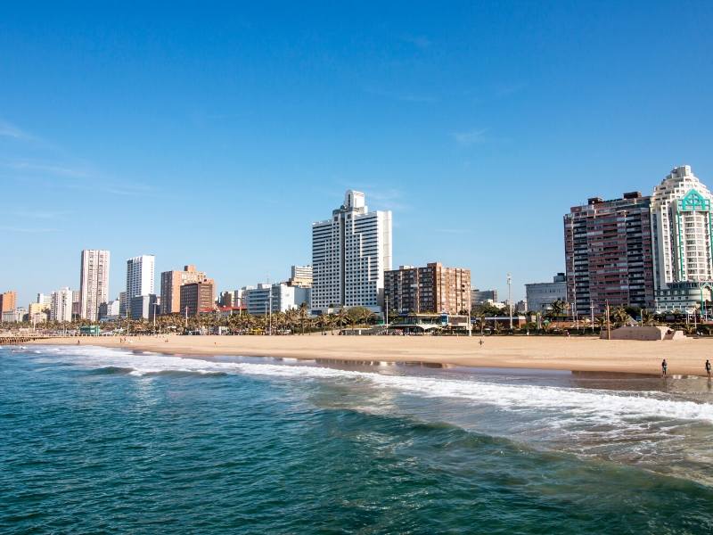 South African beach.