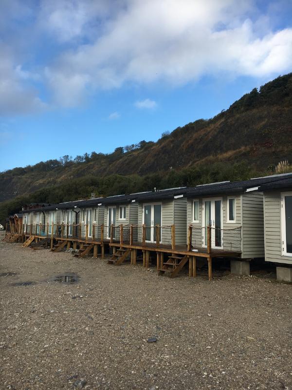 Lime Regis beach huts