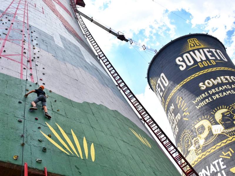 Decorated Chimneys in Soweto.