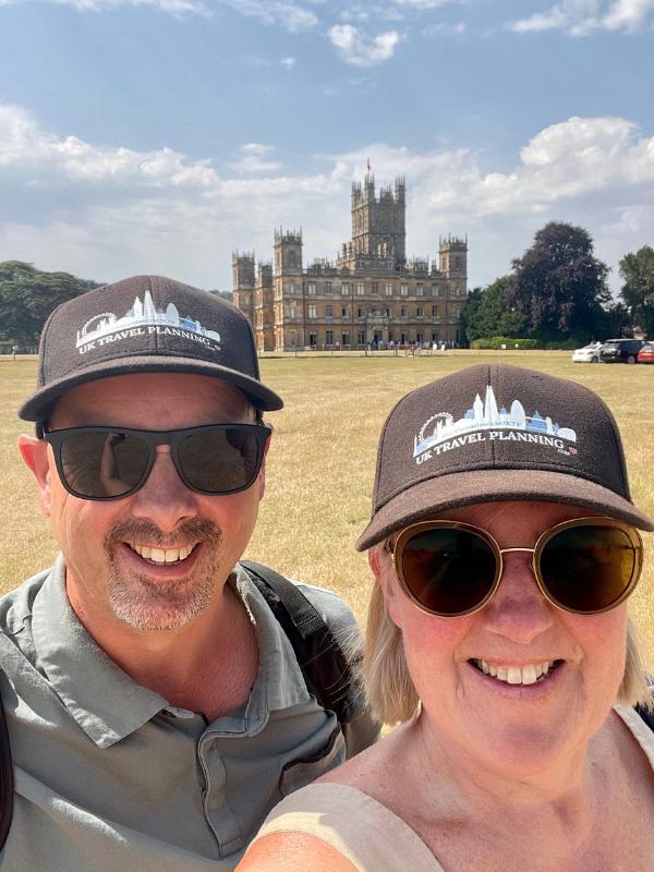 Tracy and Doug Collins at Highclere