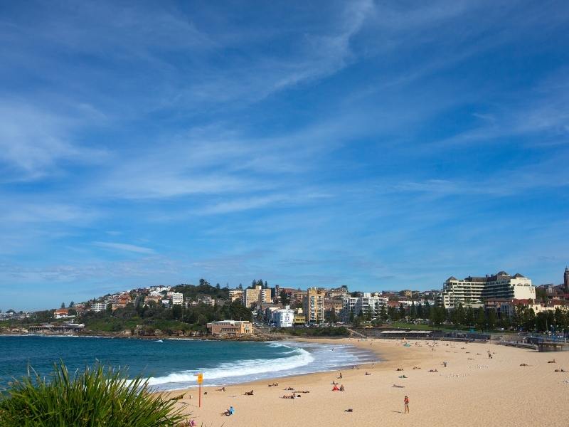 Coogee Beach in Australia.