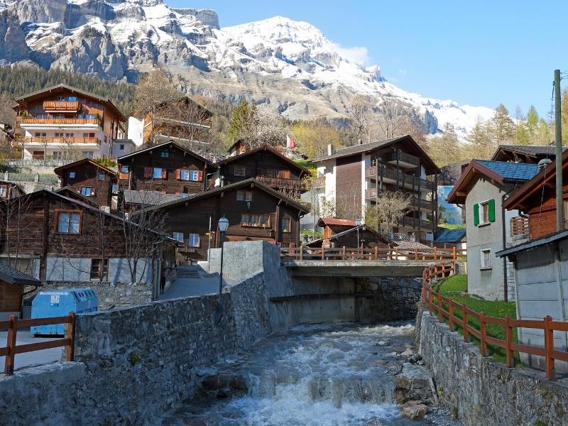 Leukerbad in Switzerland