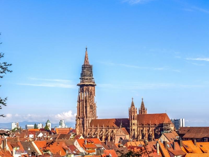 Freiburg in Germany where some popular German TV shows on Netflix are filmed.