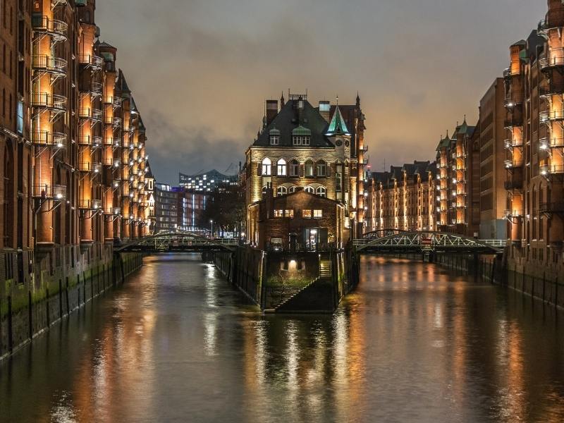 Hamburg a city which appears in some German TV shows on Netflix.