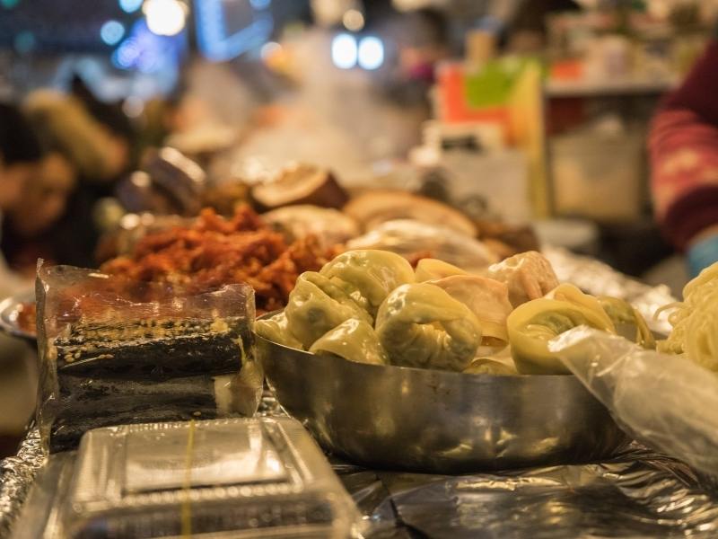 Seoul street food.