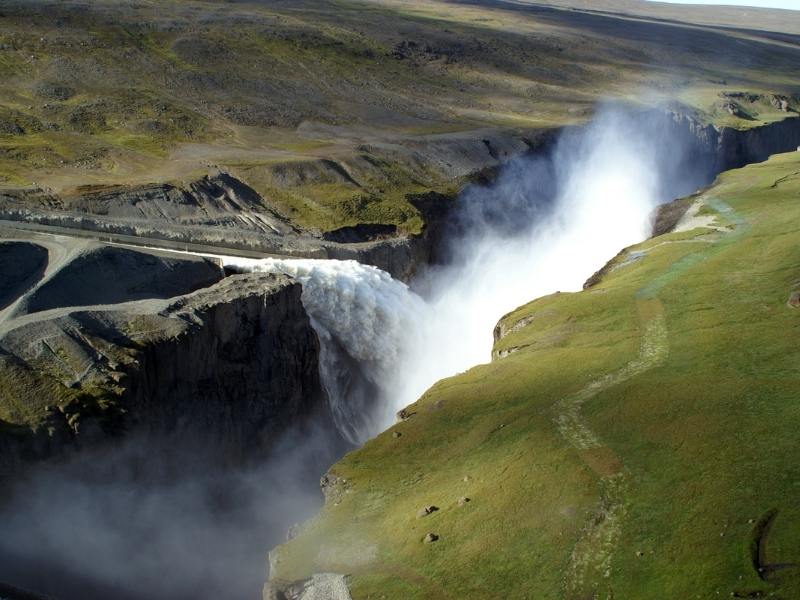 Reyðarfjörður in Iceland.