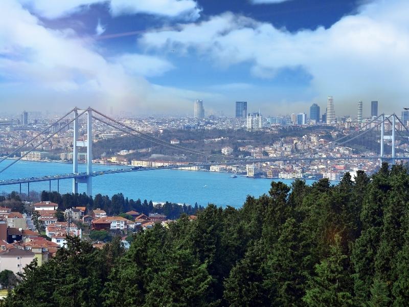 Istanbul in Turkey where many Turkish movies on Netflix are based.
