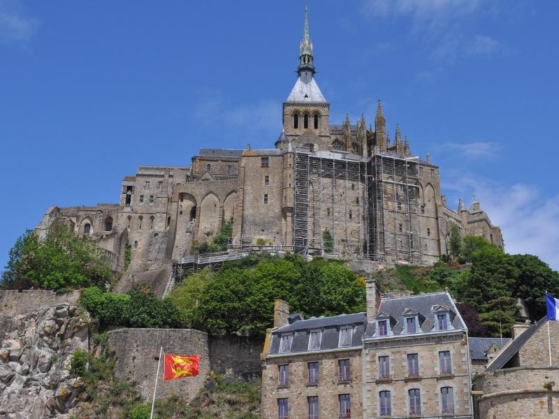 Mont Saint-Michel in France.