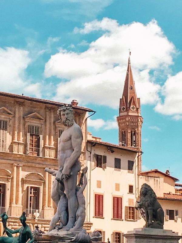 The Piazza della Signoria.