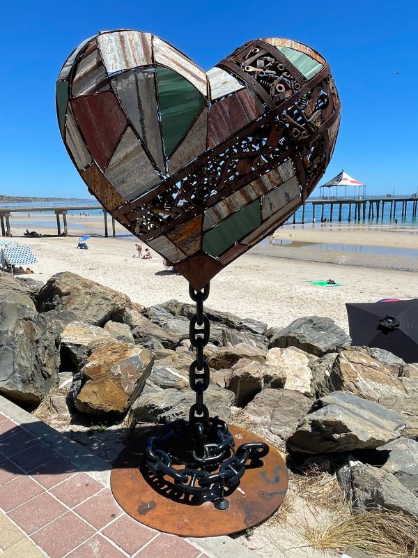 Brighton Beach Adelaide Heart
