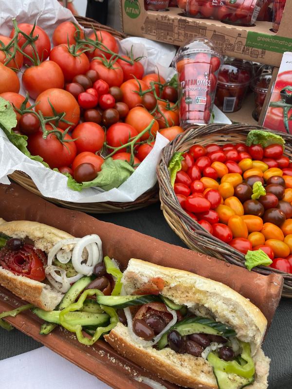 Tomatoes and olives