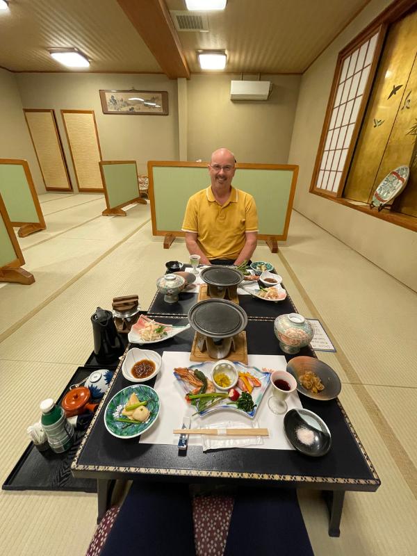 Doug at Onson for dinner