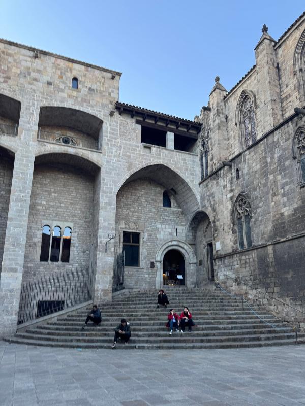 The old town Barcelona