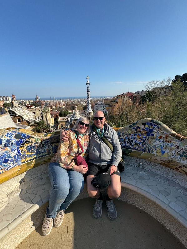 Tracy and Doug at Park Guell