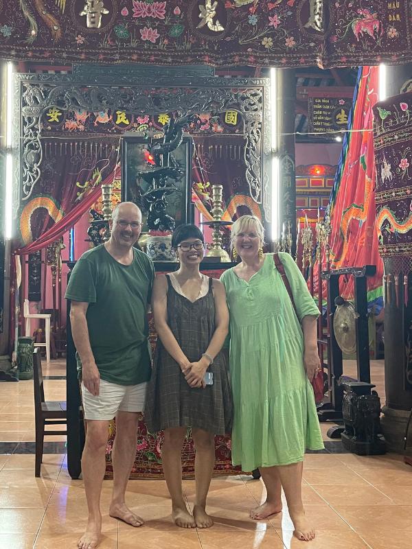 Doug Kim and Tracy in HCM city Vietnam