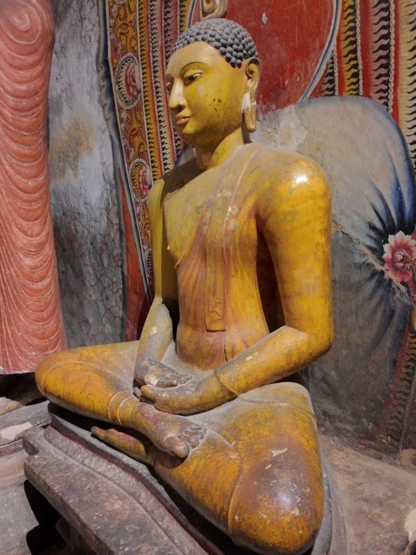 Buddha in Dambulla cave