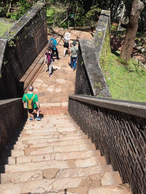 Climbing Sigiriya