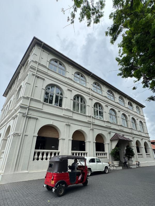 Hotel in Galle Fort where we had afternoon tea
