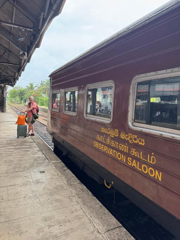 Observation saloon from Kandy to Colombo
