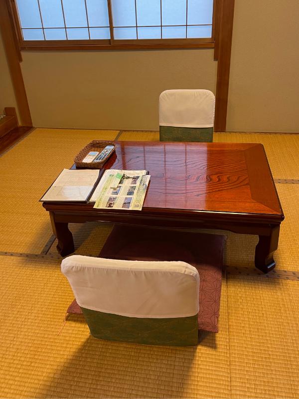 Ryokan dining room