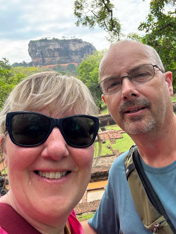 Tracy and Doug at Sigiriya