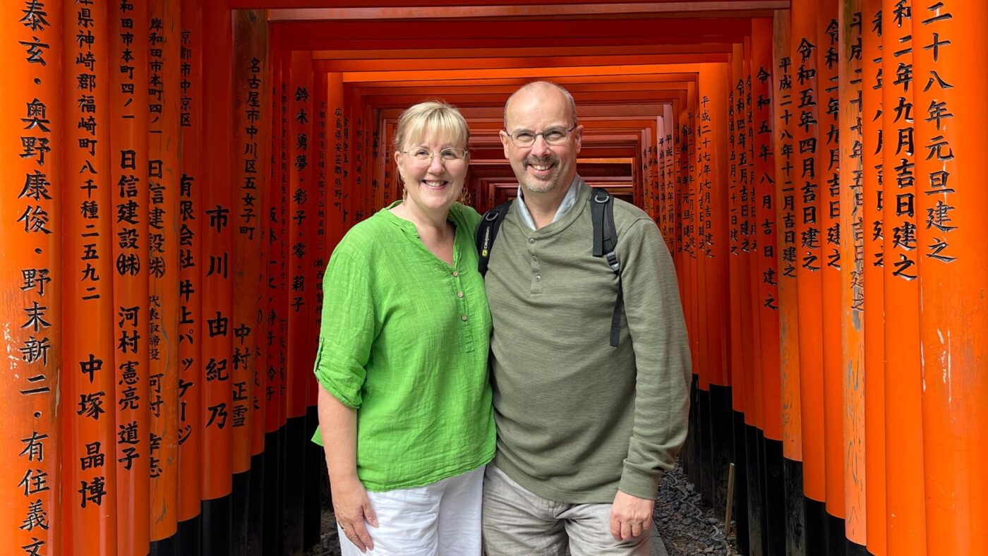 Tracy and Doug in Japan