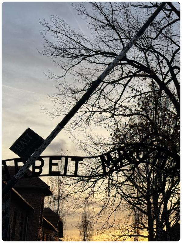 Auschwitz sign