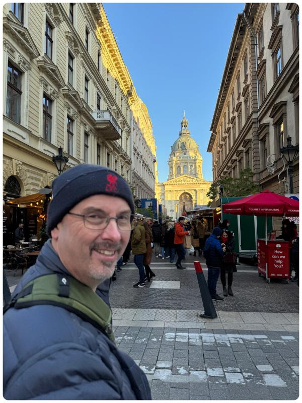 Doug in Budapest