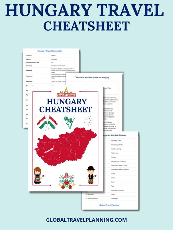 Hungary Travel Cheatsheet
