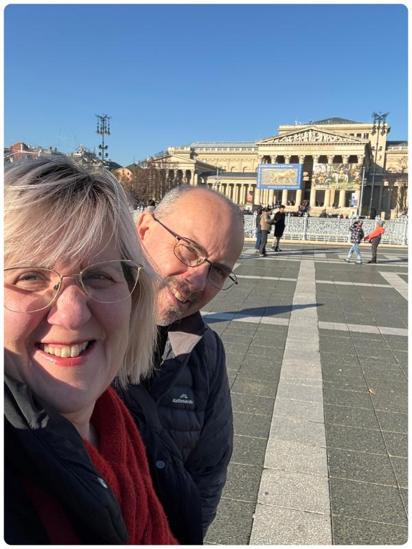 Tracy and Doug in Budapest