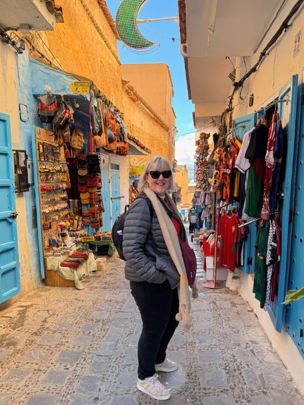 Tracy in Morocco