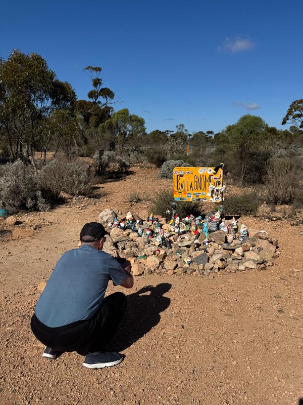 Australia road trip gnomes