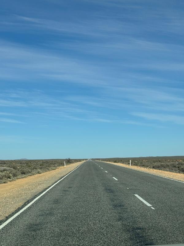 Australia road trip road ahead