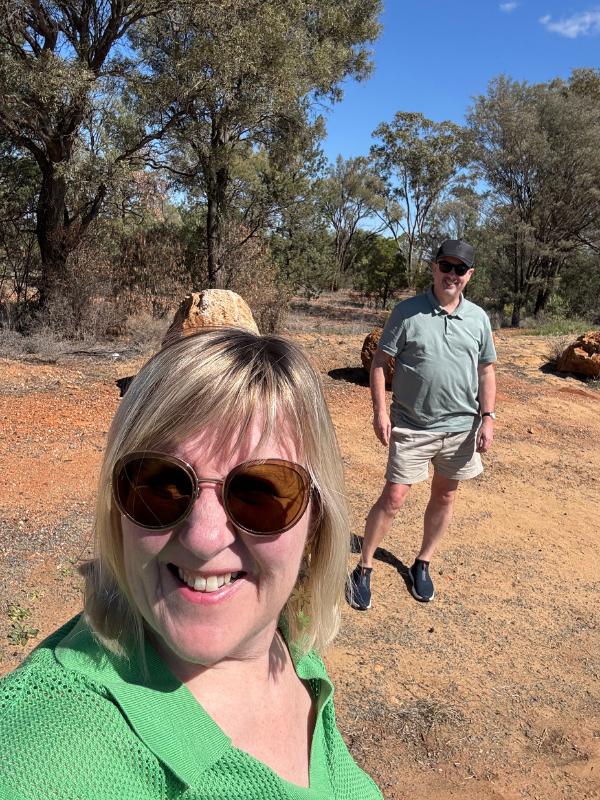 Australia road trip tracy and Doug