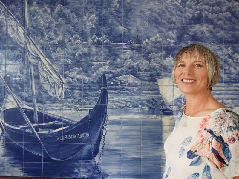 EPISODE 79 Julie and boat azulejo Penacova