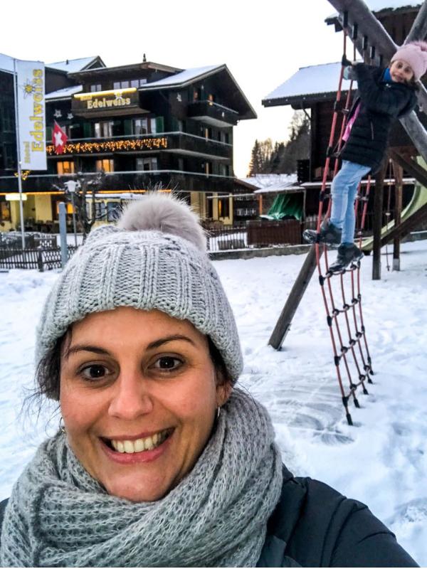 Myla and Melissa in Switzerland