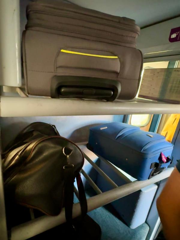 Bags on train