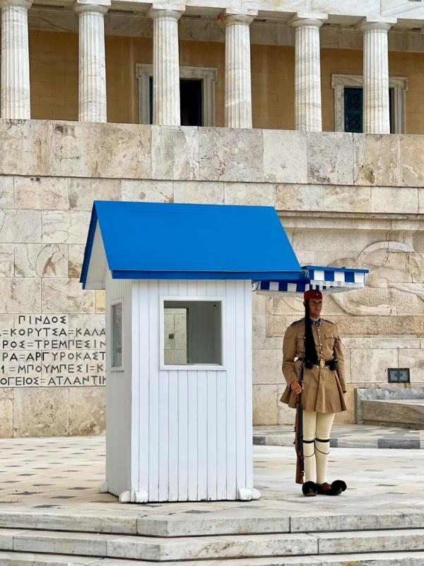 Guard in Athens
