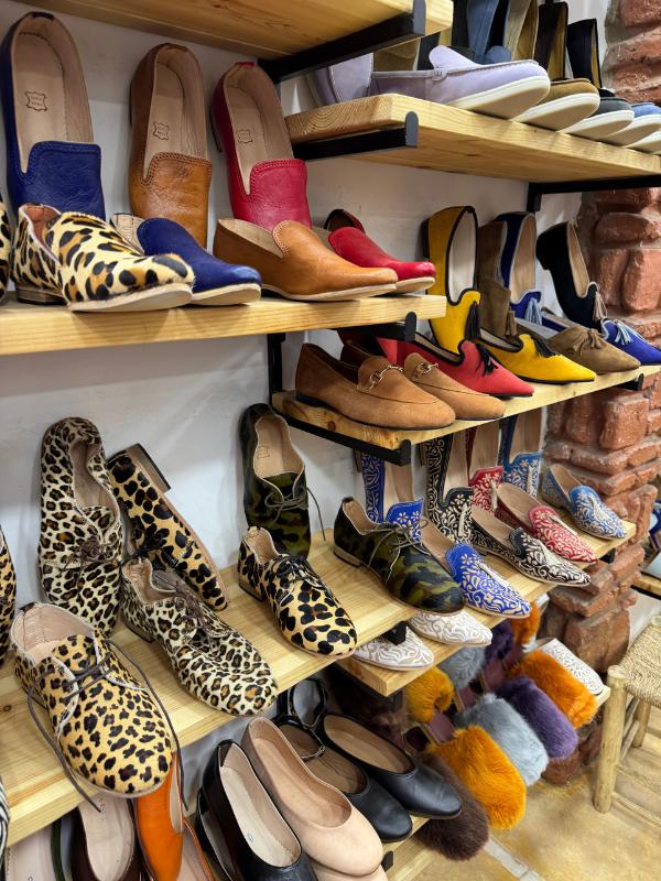 Leather shoes in shop 1