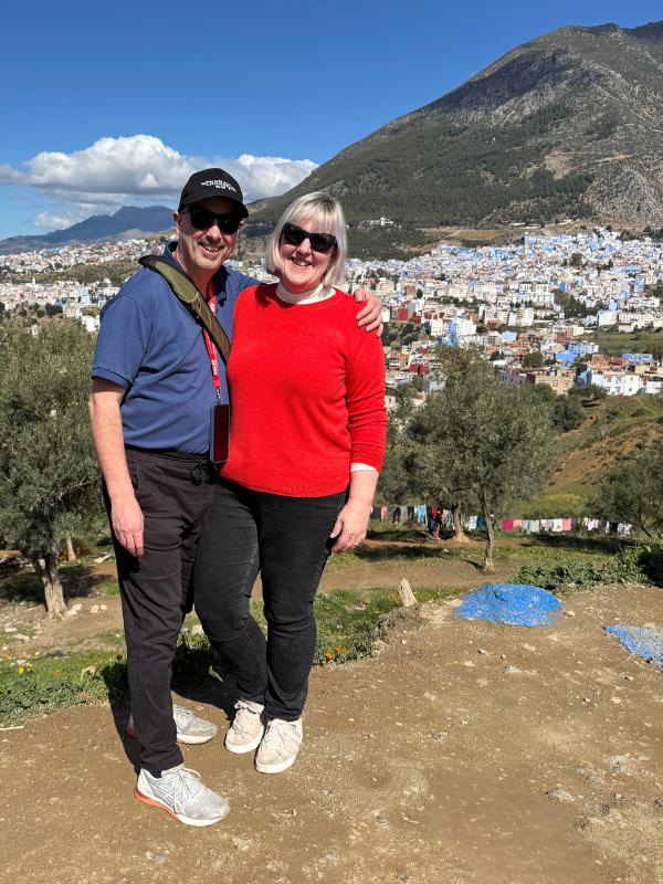 Tracy and Doug jeans and jumper