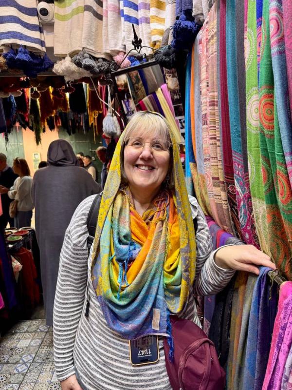 Tracy market head scarf