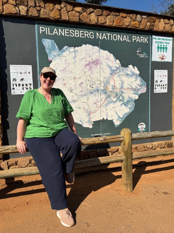 Tracy at the Pilanesberg Park